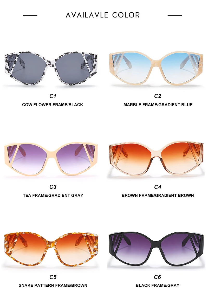 Title 6, Womens Cat Eye Sunglasses, UV400 protection, s...