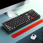 Black gray red black axis