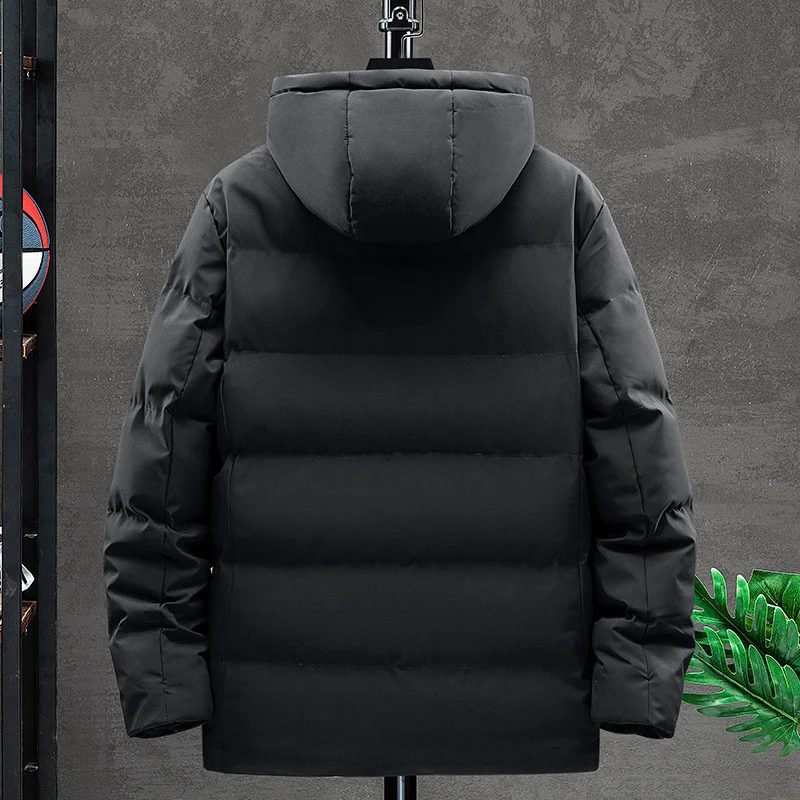 Casaco Plus Size Masculino de Penas Inverno Grosso e Quente, Perfeito para o Frio Intenso, Conforto e Aquecimento Garantidos — foto 6