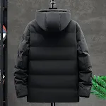 Casaco Plus Size Masculino de Penas Inverno Grosso e Quente, Perfeito para o Frio Intenso, Conforto e Aquecimento Garantidos — foto 6