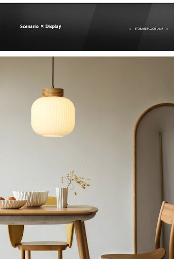 Title 11, Retro Bedroom Chinese Wooden Pendant Light Illu...