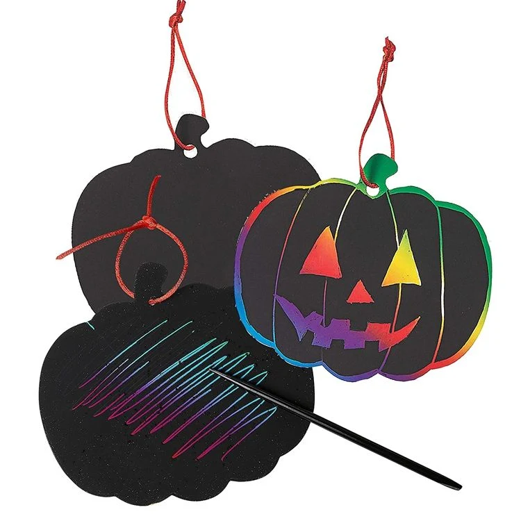 Title 3, 24 Pieces of Four Patterns DIY Halloween Colorf...