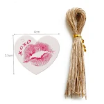50 Etichette regalo Fiore per feste, decorazioni matrimonio, tag di carta, fenicottero, ananas, biglietti fai da te — foto 10