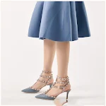 Women's Summer Slippers with Willow Nail Design, Pointed Toe, Half Drag. Lazy Baotou Sandals for women, comfortable and — photo 12