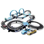 Carro elétrico de controle remoto com pista para crianças Brinquedo infantil fácil de usar com funções de rastreamento para diversão segura e garantida. — foto 2