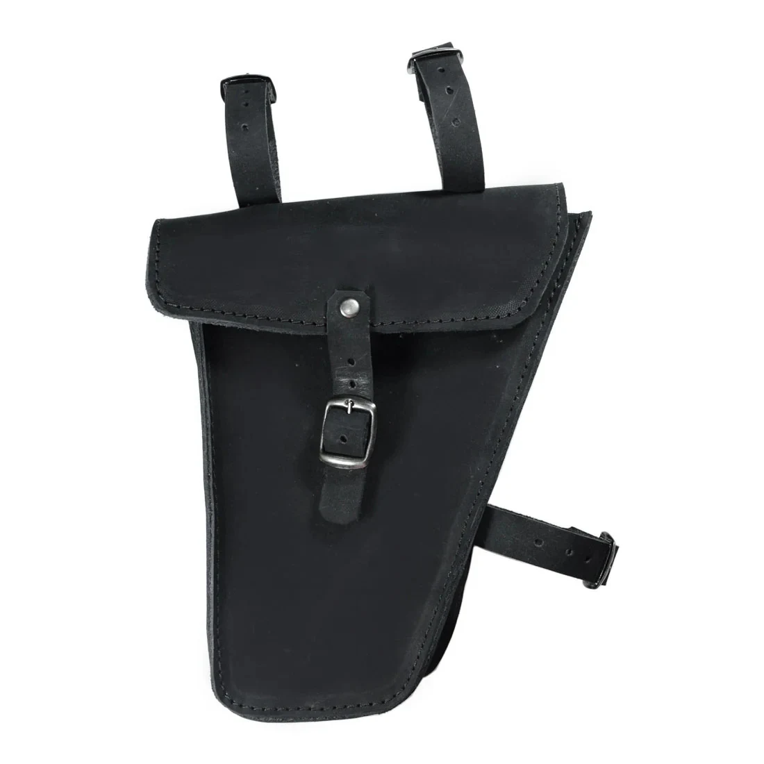 Bolsa triangular para bicicleta outdoor, ciclismo europeu e americano, com compartimento para celular e acessórios. Ideal para passeios. — foto 3