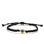 Pulseira redonda tecida à mão de aço titânio com projeção Exiba imagens e mensagens secretas, um presente original e memorável. — foto 1