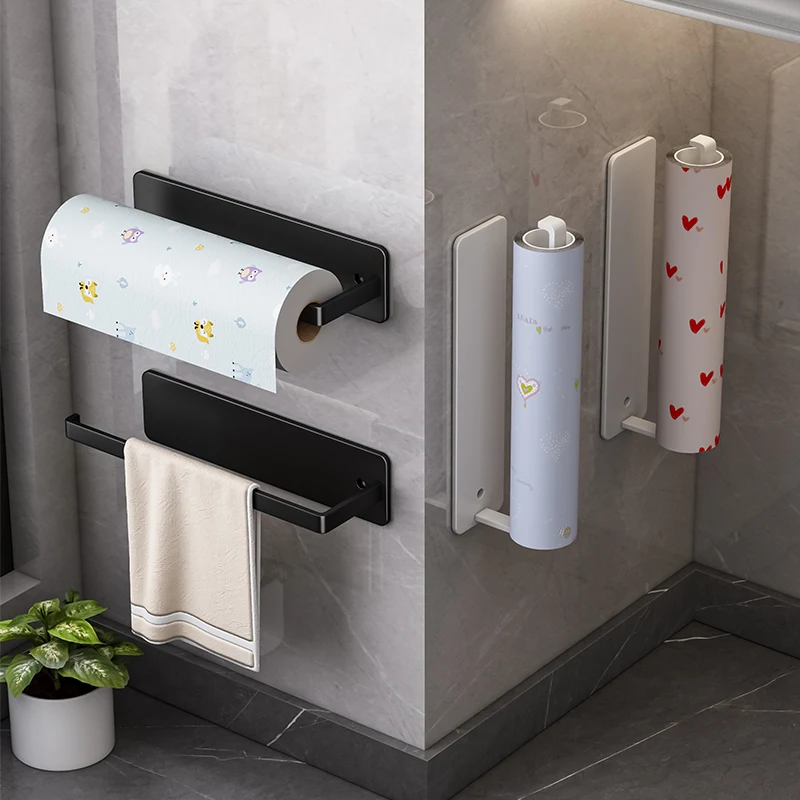Title 2, Punch-free Cabinet Roll Stand Tissue Holder for...