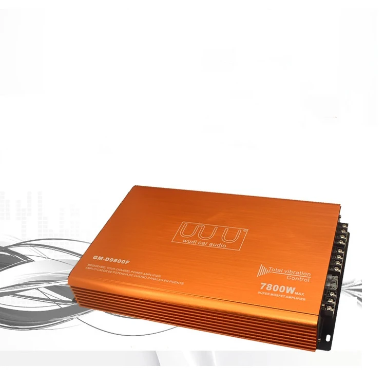 Car 4-channel high-power amplifier for superior audio. Enjoy a powerful and enhanced sound experience in your vehicle wi — photo 6