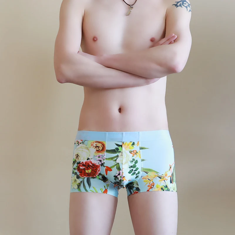 Men's Ice Silk Dry Breathable Boxers. Experience superior comfort and stay cool and dry all day. Perfect for active life — photo 2