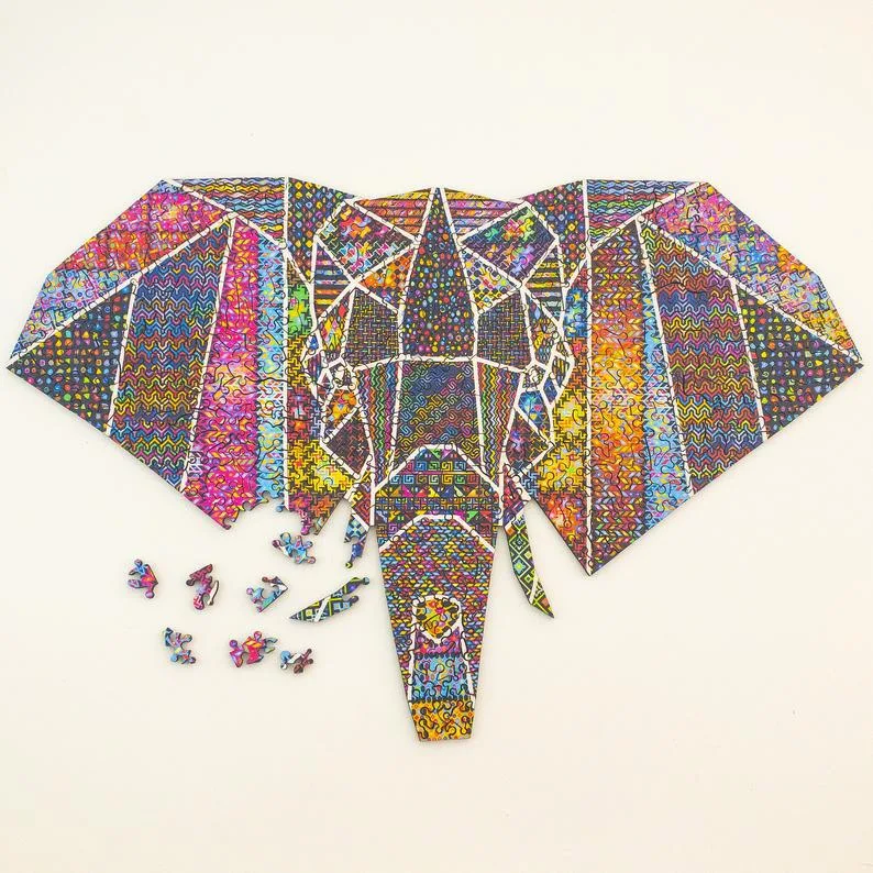 Title 3, DIY Wooden Puzzle for Adults and Children, Anim...