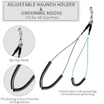 Foldable Pet Grooming Arm Bracket Dog Grooming Loop Noose Adjustable Steel Suspender Grooming Table for Dog Cat Bath Des — photo 5