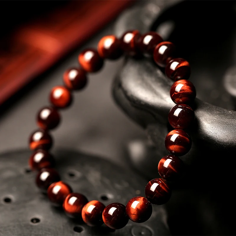 Title 1, 8mm Tiger Eye Bracelet