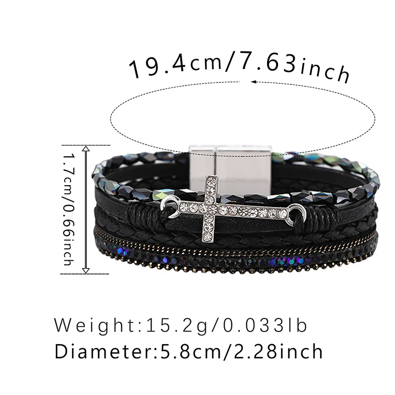 Pulseira forte com fecho magnético, estilo étnico retrô do Oriente Médio, Gang Drill, acessório de mão exclusivo e elegante. — foto 6