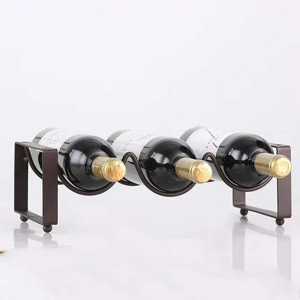 Title 5, Stackable Wine Bracket Ornament Wine Bottle Rac...