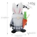 Checked male rabbit