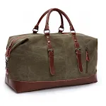 Bolsa tote retrô de lona masculina, grande capacidade, tendência da moda, mala de viagem curta distância, bolsa de ombro para homens. — foto 8