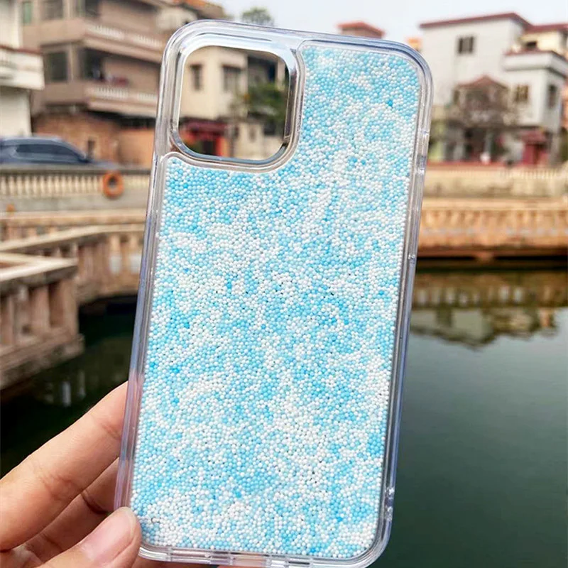 Capinha de celular de espuma colorida macaron. Proteção doce e colorida para seu telefone. Design de doces e cores vibrantes, macio e durável. — foto 9
