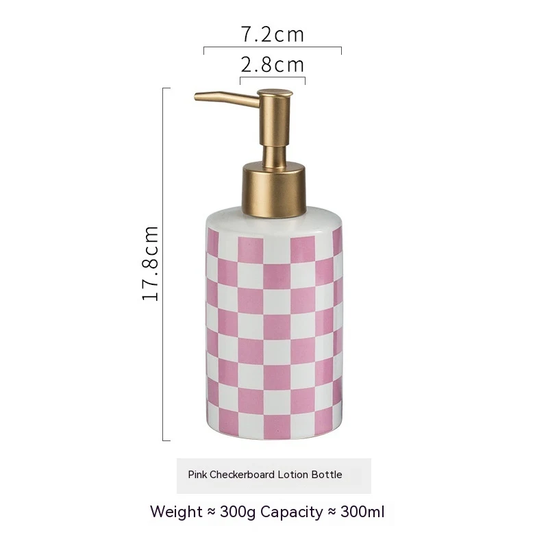 Title 16, Light luxury ceramic hotel storage bottle for h...