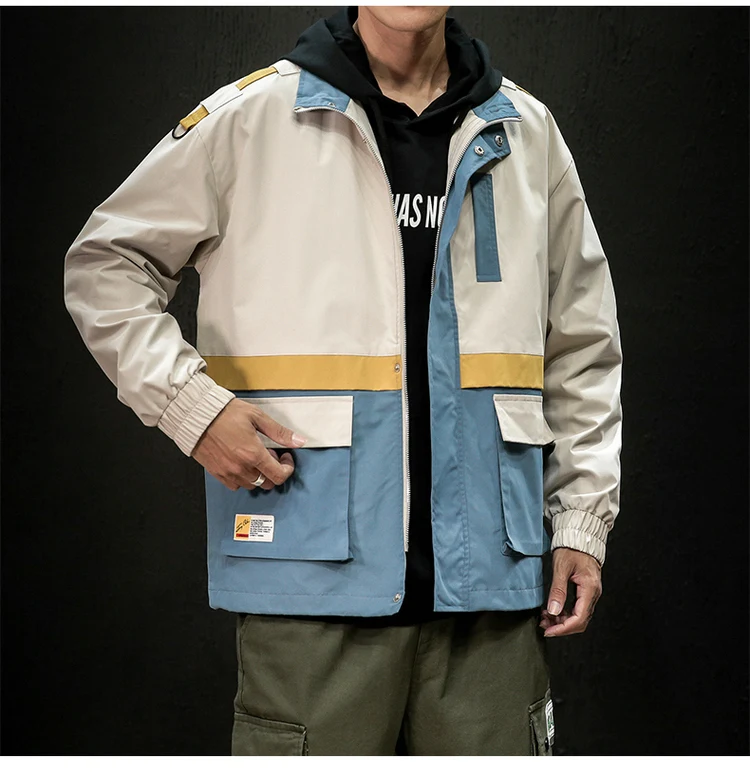 Colorblock Jacket Tooling Jacket — photo 4