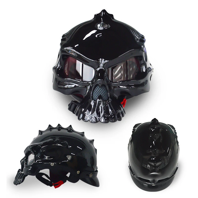 Title 3, Skull Helmet Double-sided Change Wear Personali...