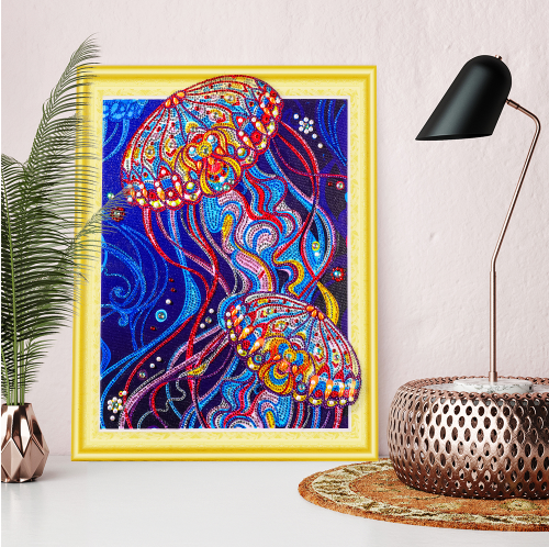Kit Pittura Diamante 3D 5D Ricamo Medusa Colorata per relax e decorazioni. Ottima idea regalo creativa e originale — foto 1