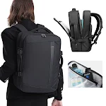 Mochila de viagem de negócios masculina impermeável, à prova d'água, resistente, com compartimentos e ideal para trabalho e viagens. — foto 2