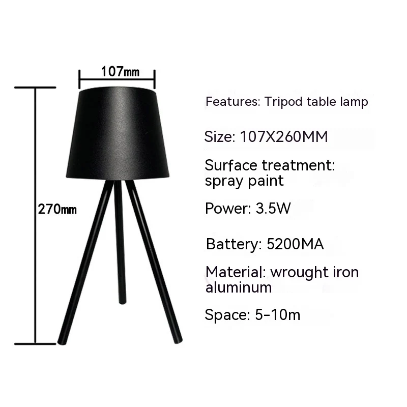 Title 4, Simple Charging LED Night Light Decorative Desk...