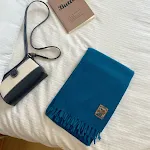 Cachecol quente feminino de inverno tipo caxemira versátil para casal de estudantes xale masculino — foto 6