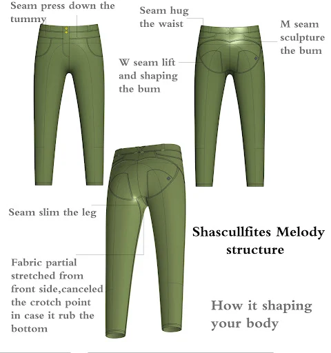 Title 12, Calça Shascullfites Melody Biker de Couro PU Ro...