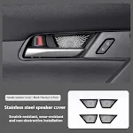 Capa de buzina de aço inoxidável para Mazda CX50. Protege e aprimora a buzina do seu veículo. Fácil instalação e durabilidade garantida. — foto 1