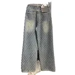 Jeans de mujer de cintura alta, corte recto, pierna ancha y suelta, para un look cómodo y elegante en cualquier ocasión, libertad de movimiento. — foto 3