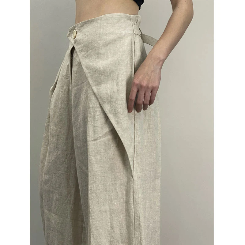 Large Pleated Wide-leg Pants Effortless Style and Ultimate Comfort for Women. A Versatile Wardrobe Staple, Perfect for C — photo 2