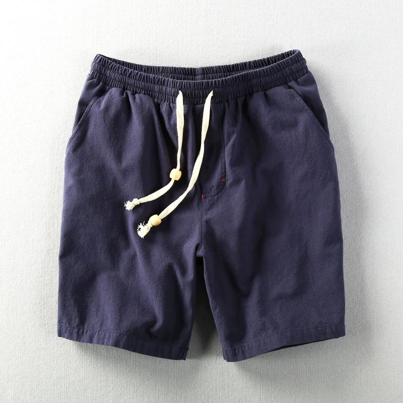 Summer Men's Thin Casual Linen Shorts Breathable and Lightweight Perfect for Hot Weather Comfortable Style Great for Bea — photo 7