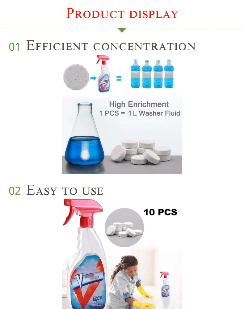 Title 5, Multifunctional Spray Effervescent Tablet Set. ...