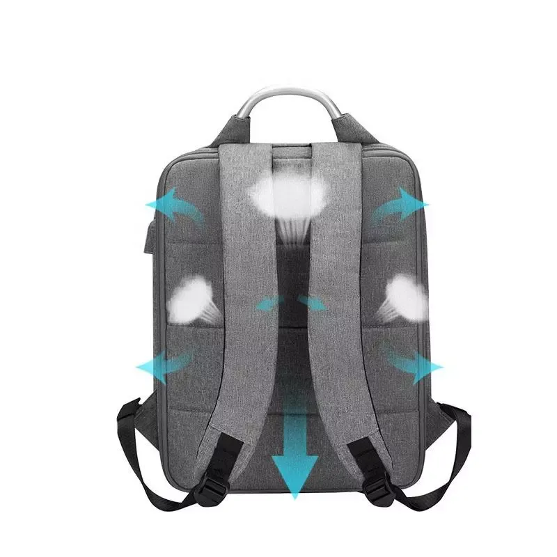 Męski plecak podróżny biznesowy wielofunkcyjny 15 cali, torba na laptopa z krzesłem, USB, plecak do ładowania, rekreacyjny. — zdjęcie 2