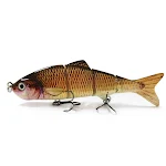 Isca de pesca Luya multi-seções Movimento realista que atrai peixes predadores. Fácil de usar e altamente eficaz para uma pescaria de sucesso. — foto 8