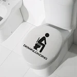 Adhesivo de Pared para Inodoro de Baño Decora tu Aseo Fácilmente con Este Vinilo Decorativo Impermeable y Removible — foto 5