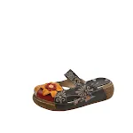 Handgemachte Damen-Blumenslipper für Freizeit, bequeme Hausschuhe mit floralem Design, perfekt für entspannte Stunden zu Hause. — foto 4