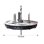 Adjustable punch saw tool