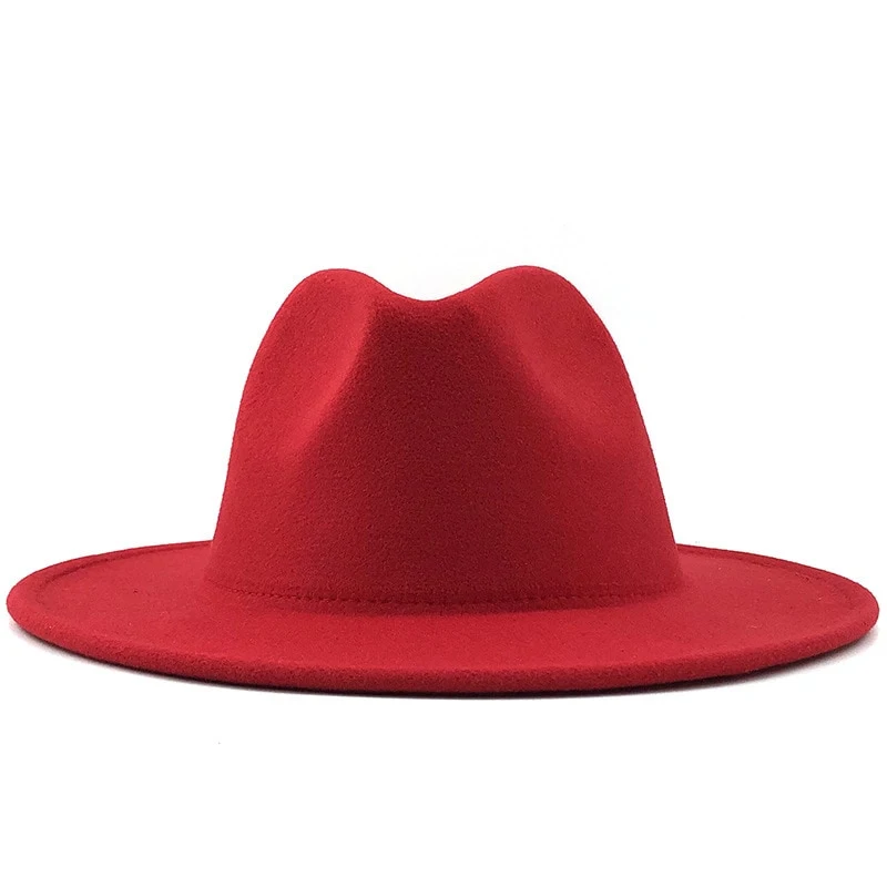 Title 5, Nuevo gorro de jazz de fieltro a parches blanco...