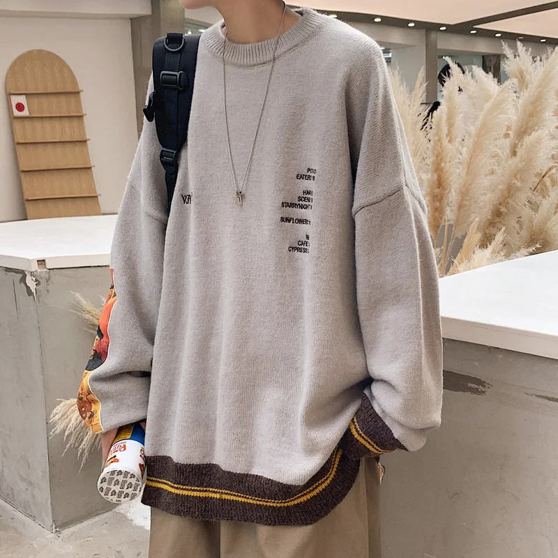 Large Size Loose Retro Japanese Men's Sweater. Experience ultimate comfort and style with this versatile sweater, perfec — photo 1