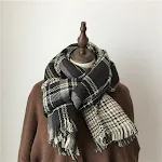 Double Sided Plaid Black