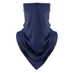 Lenço triangular de seda gelada para proteção solar no verão, com design para pesca, cobrindo rosto e orelhas, perfeito para atividades ao ar livre. — foto 5