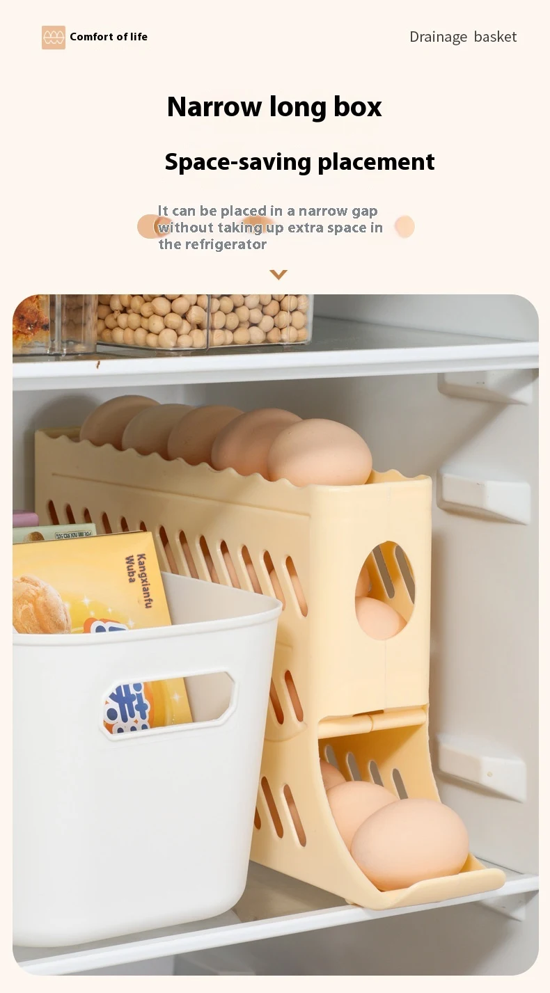 Title 5, Egg Storage Box for Refrigerator Side Door, Aut...