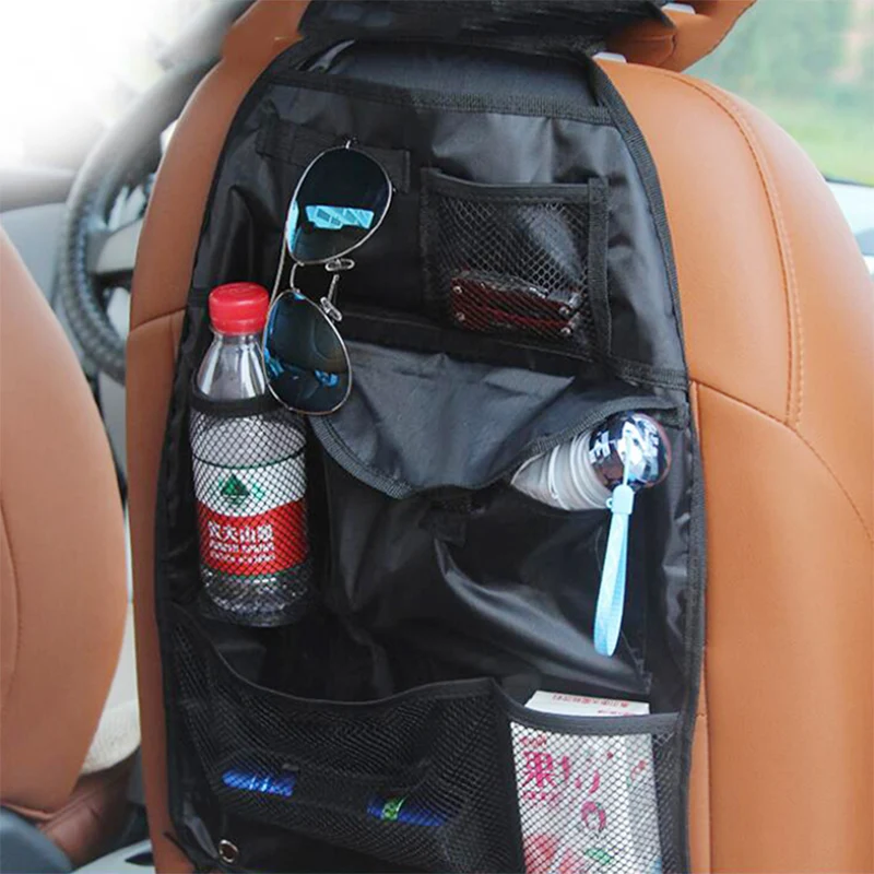 Auto Rücksitz Aufbewahrungstasche Ordnung schaffen im Auto mit großem Stauraum, leicht anzubringen und perfekt für Reisen und Ordnung. — foto 6