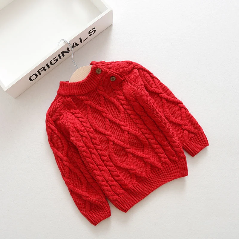 Novo Suéter Camiseta Interior Infantil de Tricô, perfeito para o inverno. Macio, quentinho e ideal para usar por baixo de outras roupas — foto 4