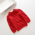 Novo Suéter Camiseta Interior Infantil de Tricô, perfeito para o inverno. Macio, quentinho e ideal para usar por baixo de outras roupas — foto 4