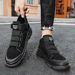 Heren Sportschoenen met Elastische Band Platte Schoenen Comfortabele Sneakers voor Sport en Vrije Tijd Lichtgewicht en Flexibel Design — foto 7