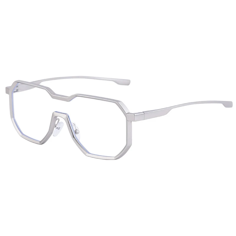 New One Irregular Sunglasses Men Modern Design UV Protection Clear Vision Lightweight Comfortable Unique Style Perfect f — photo 8